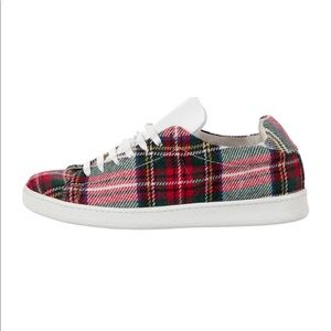 Joshua Sanders Plaid Sneakers